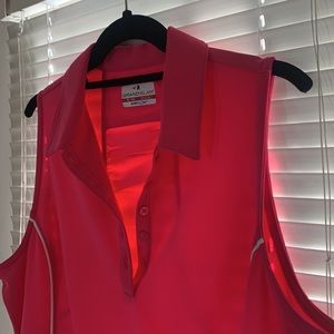 Grand slam sleeveless polo XL